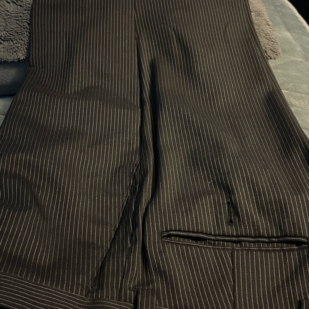 Apt. 9 Black PinStriped Mens Dress Pants 32x30
